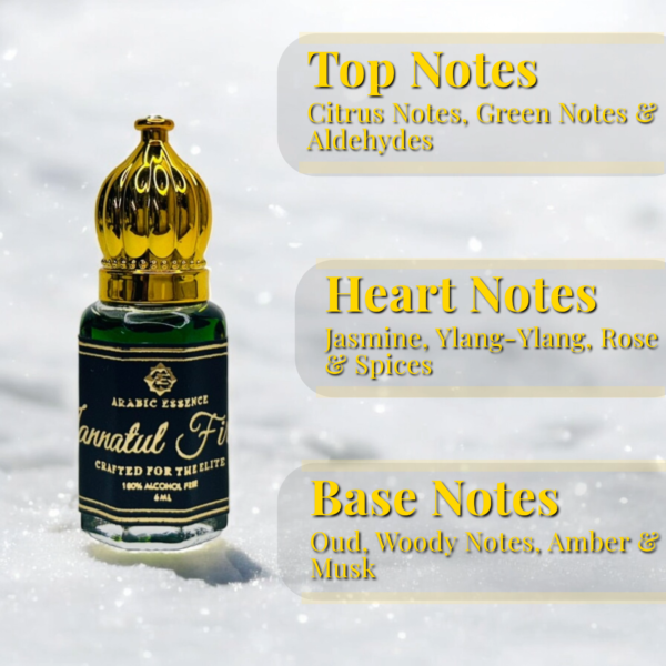 Jannatul Firdaus Perfume Oil – Exotic Blend of Spices, Woods & Fresh Greens