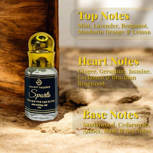 Sports Perfume – Long-Lasting Woody & Musky Base