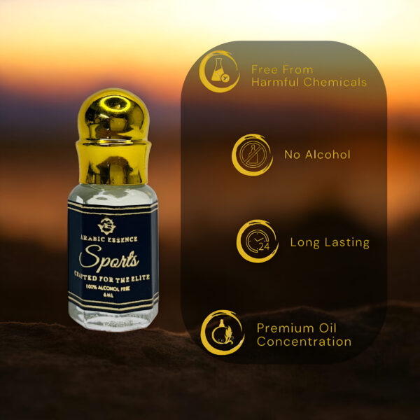 Sports Perfume – Marine & Floral Middle Notes